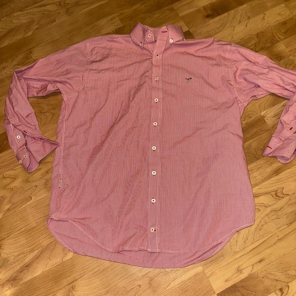 Southern‎ Point Co. The Hadley Shirt Dog Logo Button Down Casual Medium - Picture 1 of 6